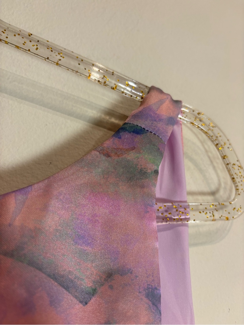 Anthropologie BHLDN Alice Sleeveless Printed Satin Mini Dress Pink Multi Lover - Picture 11 of 11